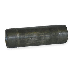 Sim Supply Black Pipe Nipple,Threaded,1x5 1/2 In  1LMK1