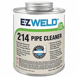 Ez Weld Cleaner,16 Oz,Clear,PVC,CPVC,ABS 21403