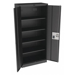 Tennsco Storage Cabinet,78"x36"x18",Black,4Shlv  7818ELBK