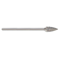 Manufacturer Varies Flame Bur,5/16",Carbide,Double Cut 310-002729