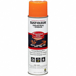 Rust-Oleum Line Marking Paint,20 oz,Fluor. Orange 203027V