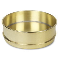 Advantech Manufacturing Pan, Brass, 8 In, Full Ht,Extented Rim PB8FX