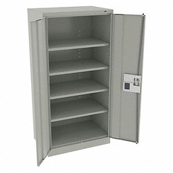 Tennsco Storage Cabinet,72"x36"x24",LtGry,4Shlv 7224ELLG