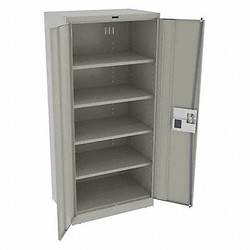 Tennsco Storage Cabinet,78"x36"x24",LtGry,4Shlv 7824ELLG