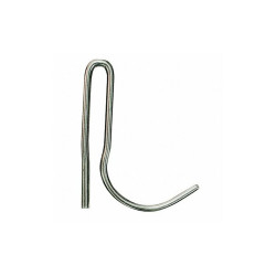 New Age Pot Hook,1/4 x 4 in,Silver 0119