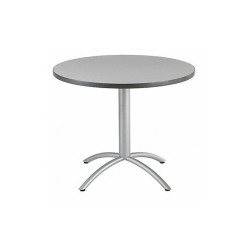 Iceberg Cafe Table,Round,30 In H,Gray 65621