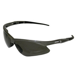 V30 Nemesis Polarized Safety Glasses, Smoke, Polycarbonate Lens, Anti-Scratch, Gunmetal Frame/Temples, Nylon