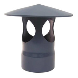 Plastic Supply Rain Cap,6" Duct Size PVCRCA06