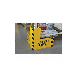 Vestil Pallet Rack Guard,16"W,16"H,Steel PCG-16