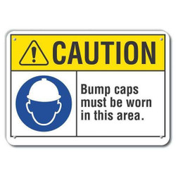 Lyle Caution Sign,10 inx14 in,Plastic LCU3-0066-NP_14x10