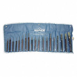 Mayhew Punch and Chisel Set,19 Pieces 61019