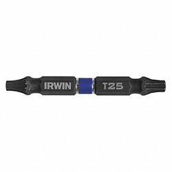 Irwin Insert Bit,Power,Dbl End,Hex Shank,PK2 IWAF32DET20T252