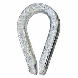 Crosby Wire Rope Thimble,3/16in Rope dia.,Steel 1037274