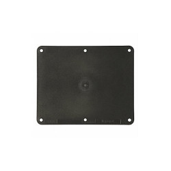 Legrand Outlet Box Plate,2 Gangs,Nylon Cover 3265BK