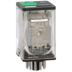 Schneider Electric General Purpose Relay,24VDC, 10A, 11Pins 750XCXRM4L-24D