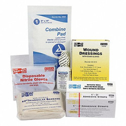 First Aid Only Complete Refill or Kit,4.25x2 3/8",WHT 6040
