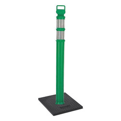 Sim Supply Delineator Post,Green,HDPE,45 In  03-747GRBCG