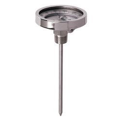 Tel-Tru Analog Dial Thermometer,Stem 9" L GT500R-0964