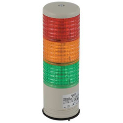 Schneider Electric Tower Light,60mm,0.08A,Rd,Org,Gr XVC6B35SK