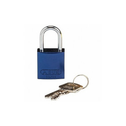 Brady Lockout Padlock,KD,Blue,1-7/16"H 133271