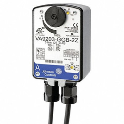 Johnson Controls Elect Ball Valve Actuator,24V AC,Prop VA9203-GGA-2Z