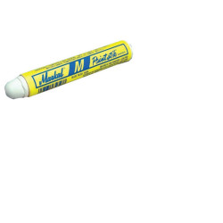 Paintstik M and M-10 Marker, 11/16 in x 4.75 in L, White, M-10