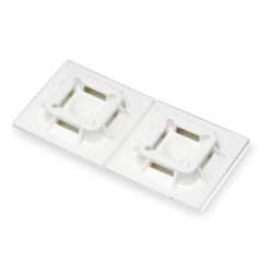 Panduit Cable Tie Base,4 Way,Natural,PK100  SGABM25-A-C