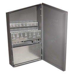 Huot Drill Bit Case,Jobber Length,15pc 10350