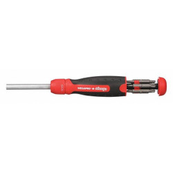 Megapro Multi-Bit Screwdriver, NumBits 6 211R2C36RD-B