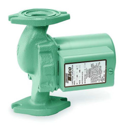 Taco Hydronic Circulating Pump,Flanged,1/25HP 008-F6