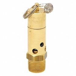 Control Devices Air Safety Valve,1/2" Inlet, 75 psi SB50-0A075