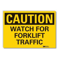Lyle Caution Sign,7inx10in,Non-PVC Polymer LCU3-0305-ED_10x7