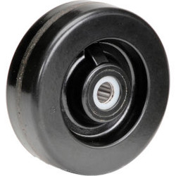 Global Industrial 6"" x 2"" Molded Plastic Wheel - Axle Size 3/4""