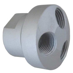 Speedaire Air Gun Manifold,Aluminum,1 3/8" L 22YK88