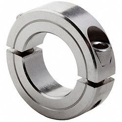 Climax Metal Products Shaft Collar,Clamp,2Pc,1/4 In,SS  2C-025-S
