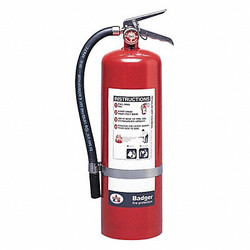 Badger Fire Extinguisher,Steel,Red,BC B10BC-1