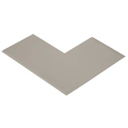 Mighty Line Floor Tape,Gray,3 inx6 in,L,PK100  ANGLE3GRY