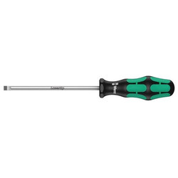 Wera Screwdriver,Slotted,7/32x8 In,Round 05110008001