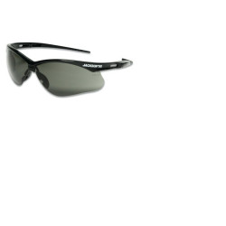 SG Series Safety Glasses, Universal Size, Smoke Mirror Lens, Black Frame, Sta-Clear Anti-Fog