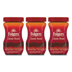 Folgers® Instant Coffee Crystals, Classic Roast, 8 Oz Jar, Medium 2550020629