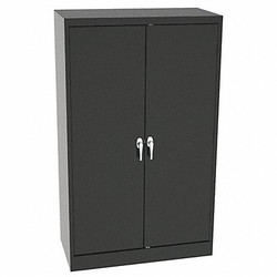 Tennsco Storage Cabinet,60"x36"x18",Black,4Shlv 6018DHBK
