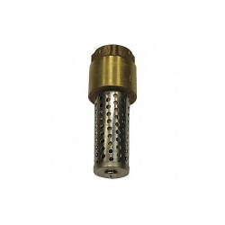 Campbell Foot Valve,Spring,Brass,1-1/4"  FV-5TLF