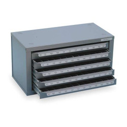 Huot Drill Bit Case,Silver and Deming,60pc 13166