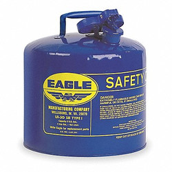 Eagle Mfg Type I Safety Can,5 gal,Blue,13-1/2In H UI50SB