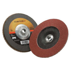 3m Cubitron Ii Flap Disc,7 in Dia, 5/8 in Arbor,40 Grit  7010363290