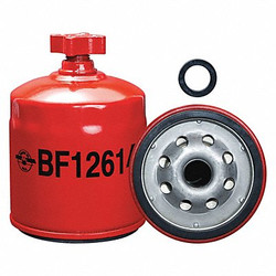 Baldwin Filters Fuel Filter,4-7/32 x 3 x 4-7/32 In BF1261