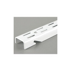 Knape & Vogt Closet Track,Steel,0.63 in H 0120-70WT