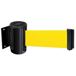 Tensabarrier Belt Barrier, Black,Belt Color Yellow  896-STD-33-MAX-NO-Y5X-C