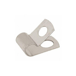 Sim Supply Clamp,Aluminum,Dia 1/4 In,PK50  CO0409AL