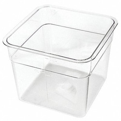 Crestware Food Storage Container,7 1/4 in L,Clear SQC2